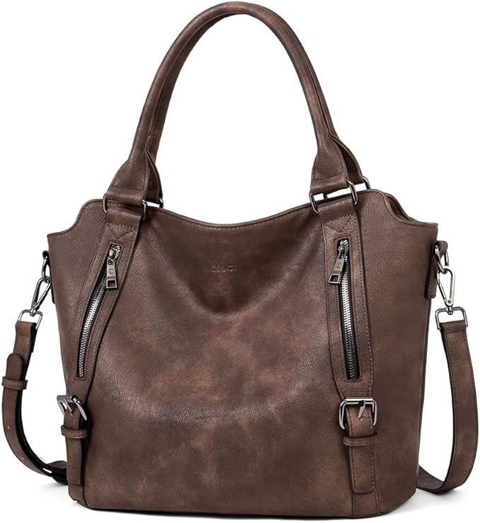 CLUCI Purses for Women, Large Hobo Bags, Multiple Pockets Tote Handbags, Water Repellent Shoulder... | Amazon (US)