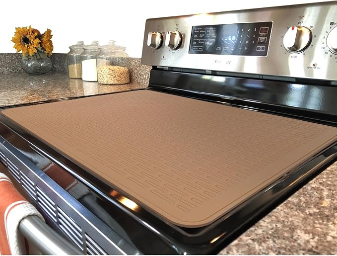 YUHFERA Stove Top Cover for Electric Stove - Silicone Stove Mat for Glass Top, Glass Cooktop Prot... | Amazon (US)