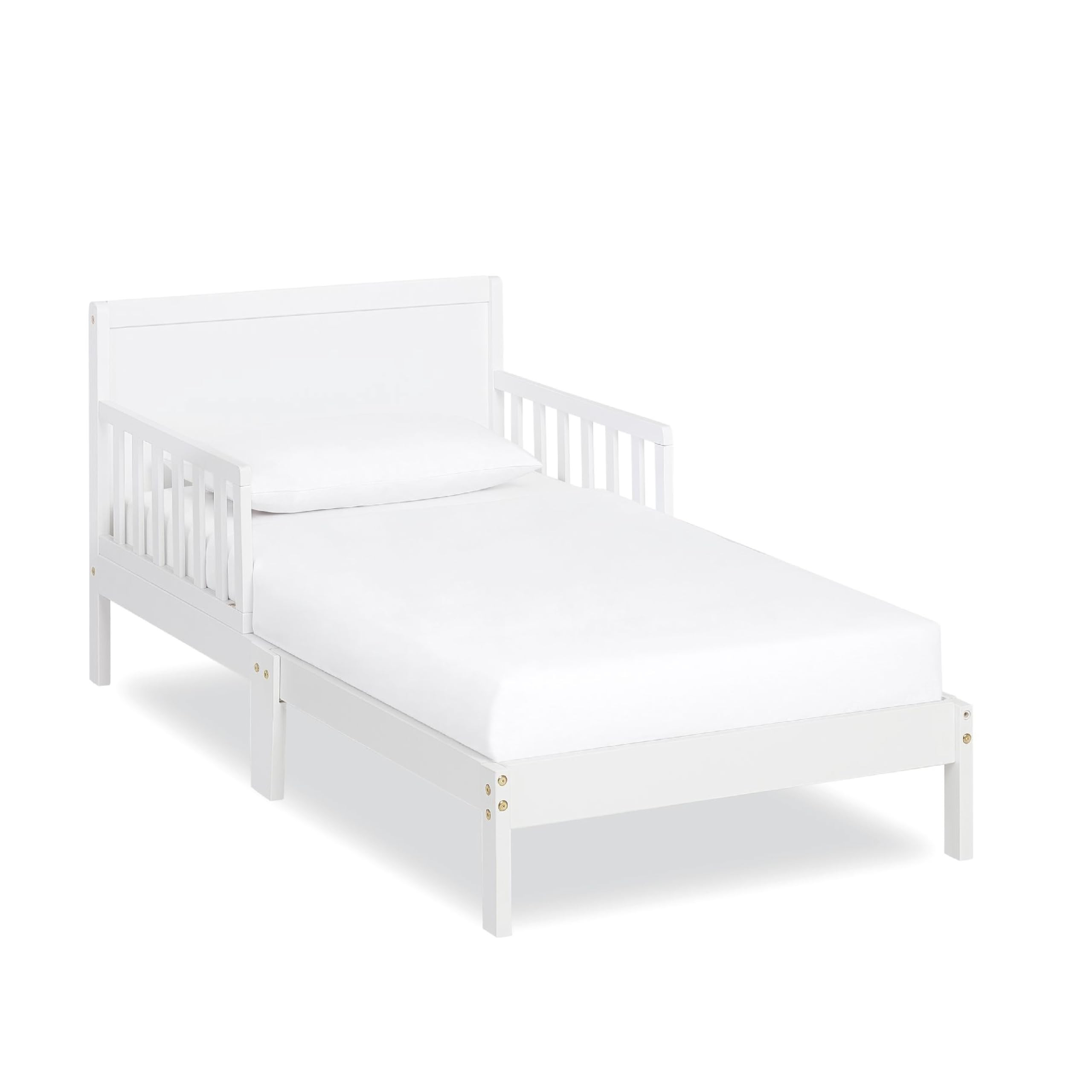 Dream On Me 648-WHT Brookside Toddler Bed, 53lx29bx28h inches, White | Amazon (US)
