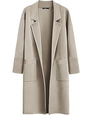 LILLUSORY Women's Long Dressy Cardigan Sweaters Fall Oversized Coatigan Jackets 2025 Knit Busines... | Amazon (US)