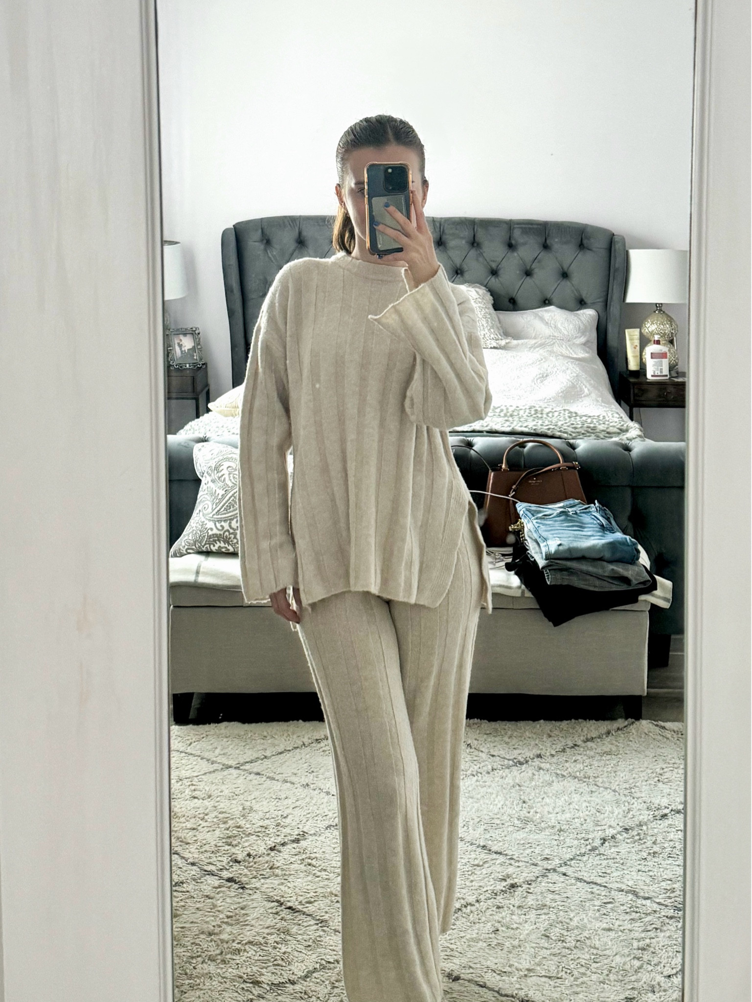 This knit pant and sweater lounge set is the perfect mix of comfort and style. Great for lounging at home, a snowy cabin getaway, or casual errands.
.
.
.
.
.
Winter outfit | loungewear | lounge pants | loungewear set |  matching set | knit set | winter white pants | cabin outfit | comfy pants | casual pants | sweater pants | sweater outfit | sweater set | knit sweater | sweater lounge set | white sweater outfit |

#LTKSeasonal #LTKU #LTKSaleAlert #LTKGiftGuide #LTKWorkwear #LTKTravel #LTKShoeCrush #LTKItBag


#LTKFindsUnder100 #LTKFindsUnder50 #LTKStyleTip