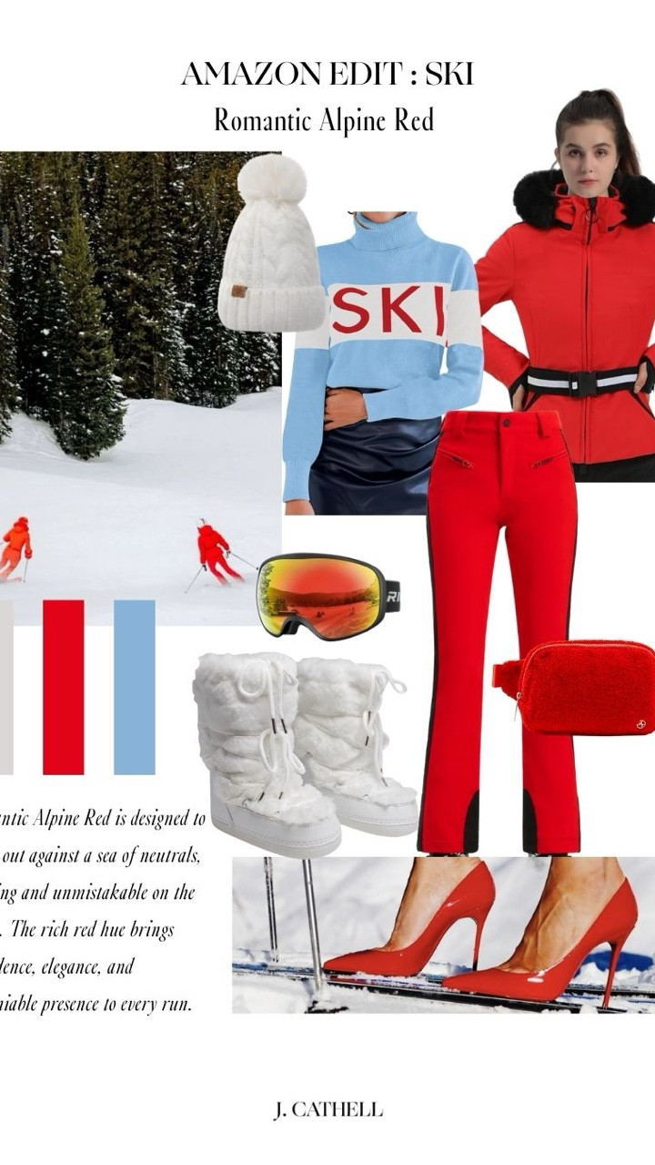 Romantic Alpine Red is designed to stand out against a sea of neutrals, striking and unmistakable on the slopes. The rich red hue brings confidence, elegance, and undeniable presence to every run. 

 

#LTKSeasonal #LTKOver40 #LTKTravel