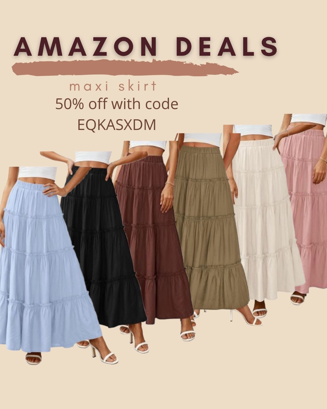 $16 ends 6/18

Amazon fashion
Amazon deals
Maxi skirt

#LTKSaleAlert