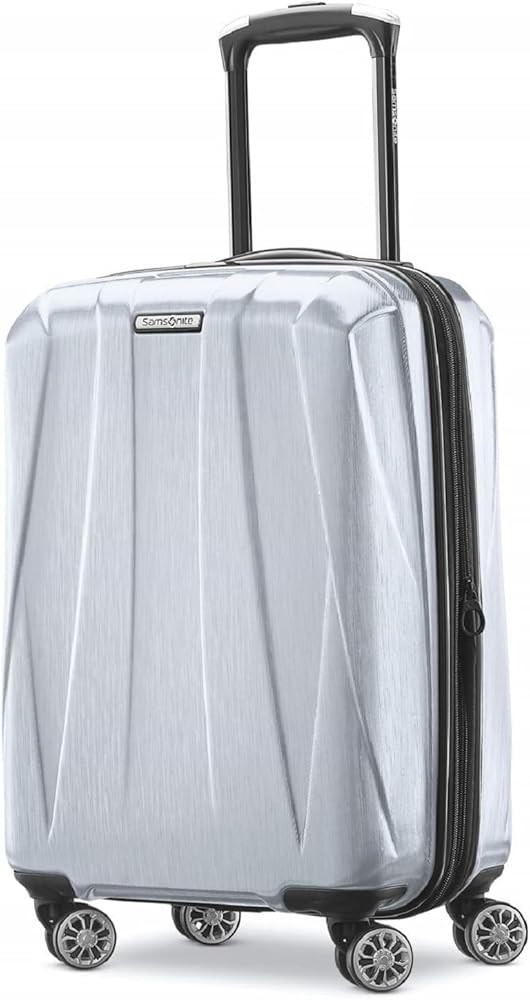 Samsonite Centric 2 Hardside Expandable Luggage with Spinner Wheels, Silver, Carry-On 20-Inch | Amazon (US)