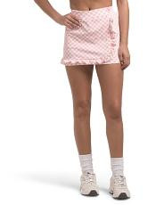 Ruffle Trim Skort With Hearty Juicy Logo | TJ Maxx