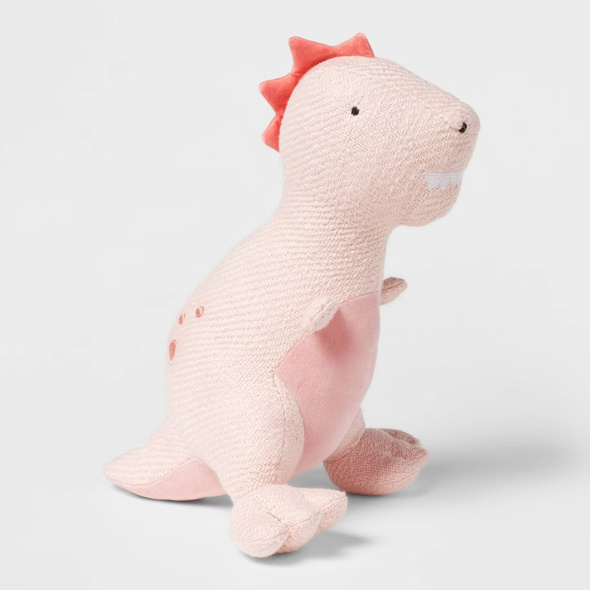 Dinosaur Figural Kids' Pillow Pink - Pillowfort™: Novelty Plush, Cotton, OEKO-TEX Certified, In... | Target