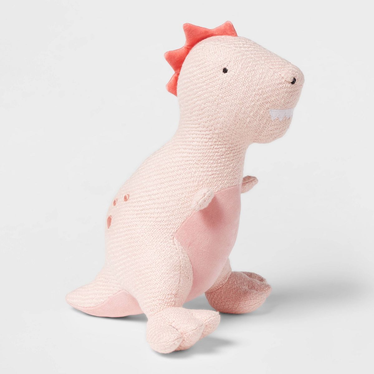 Dinosaur Figural Kids' Pillow Pink - Pillowfort™ | Target