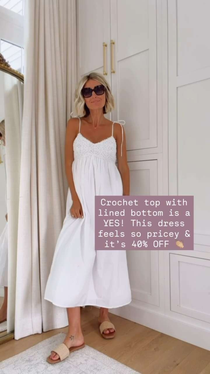 Loving this new arrival I just got from Target! Such a pretty white dress for summer! Wearing S! Currently 40% off!

Loverly Grey, summer dress, white dress, resort wear, vacation looks, Target sale 

 #LTKSeasonal #LTKSaleAlert