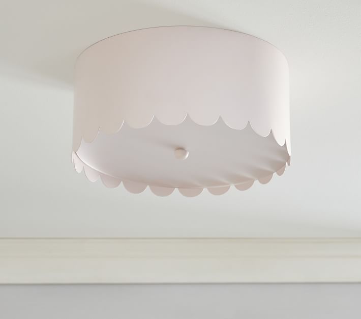 Scalloped Metal Flush Mount | Pottery Barn Kids