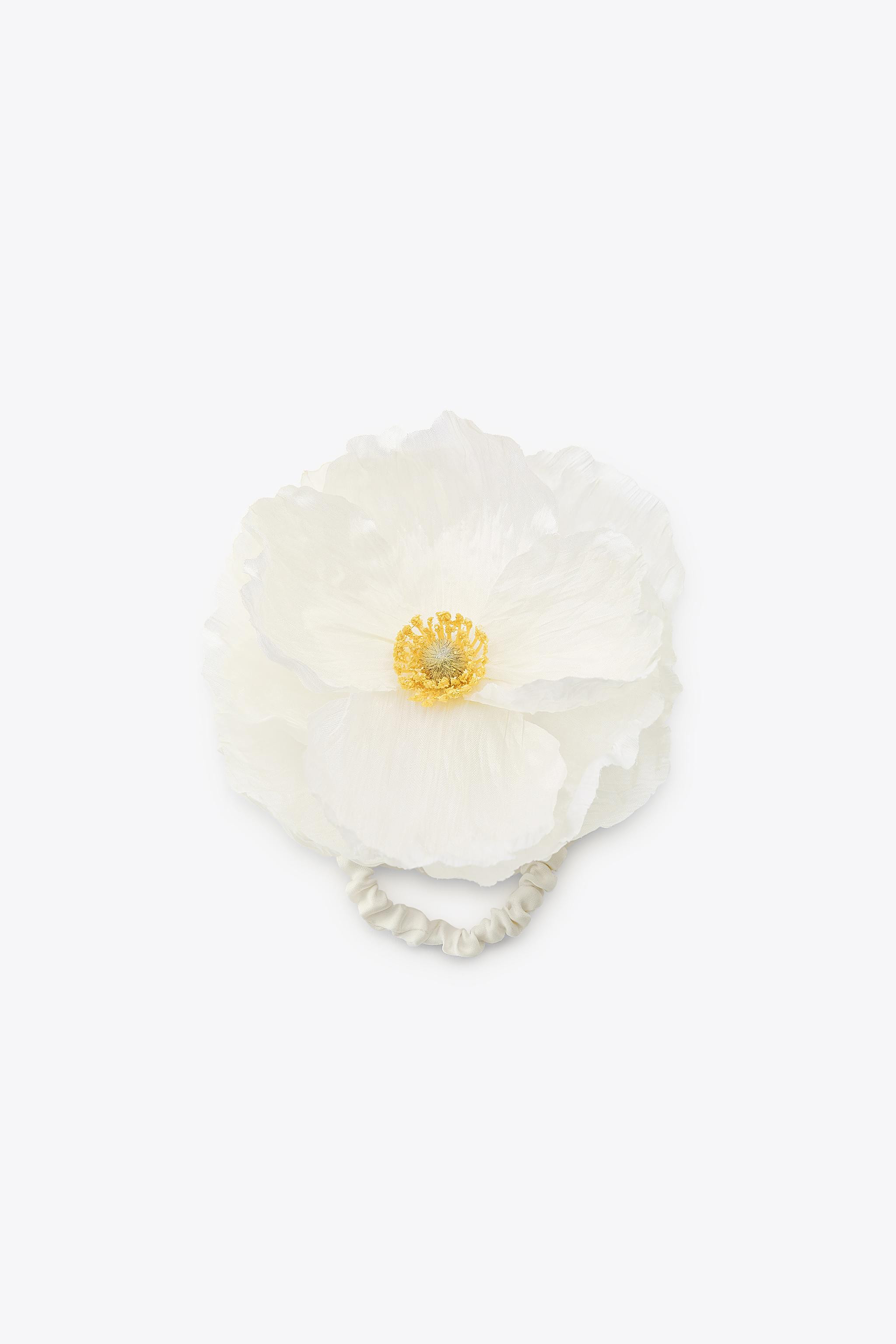 MAXI FLOWER SCRUNCHIE | Zara US