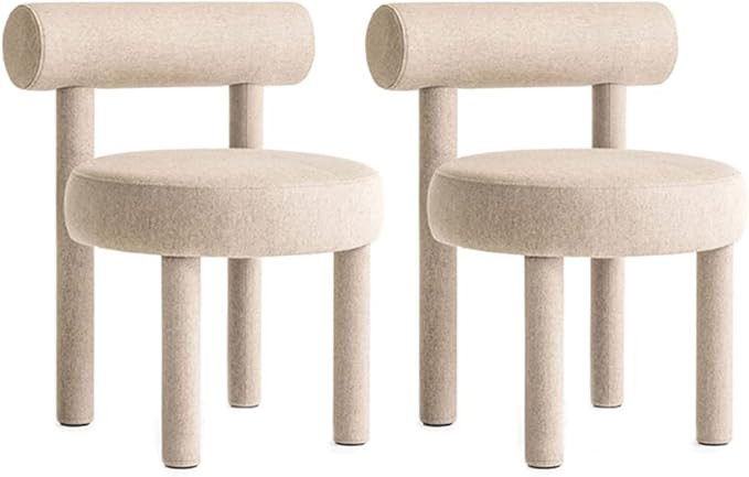 BAYCHEER Contemporary Side Wood Dining Room Chair Open Back Dining Side Chair for Home Use - Off-... | Amazon (US)