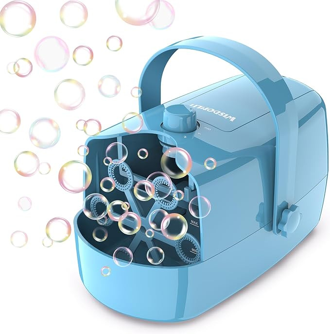 Bubble Machine, 3-in-1 Bubble Maker, Bubble Blower with 3 Bubble Wheels, Make Small | Medium | Bi... | Amazon (US)