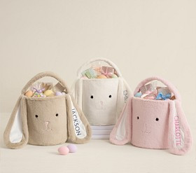 Fur Bunny Jumbo Easter Bucket | Pottery Barn Kids
