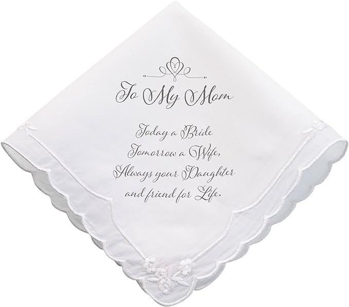Lillian Rose Mom Wedding Gift Keepsake Hankie, 6.5" | Amazon (US)