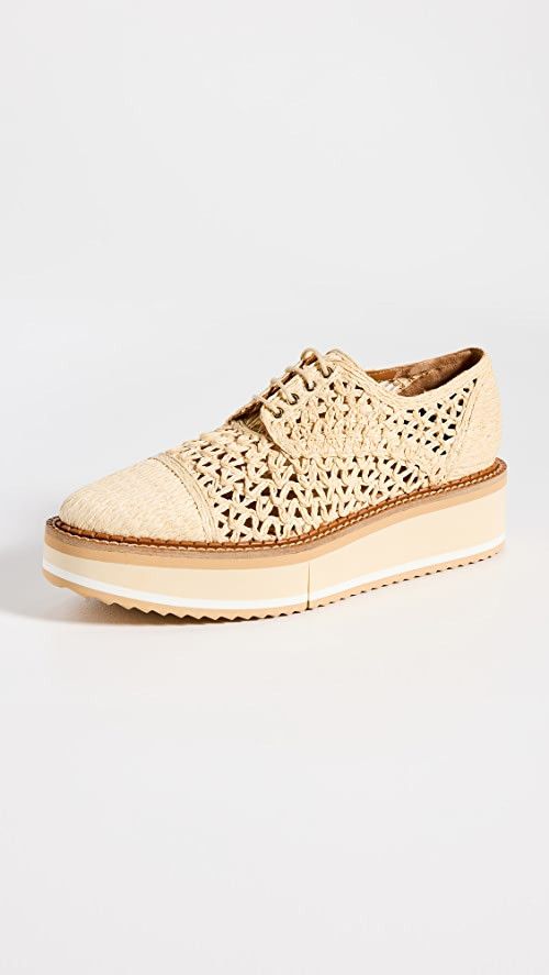 Borril Woven Platform Oxfords | Shopbop