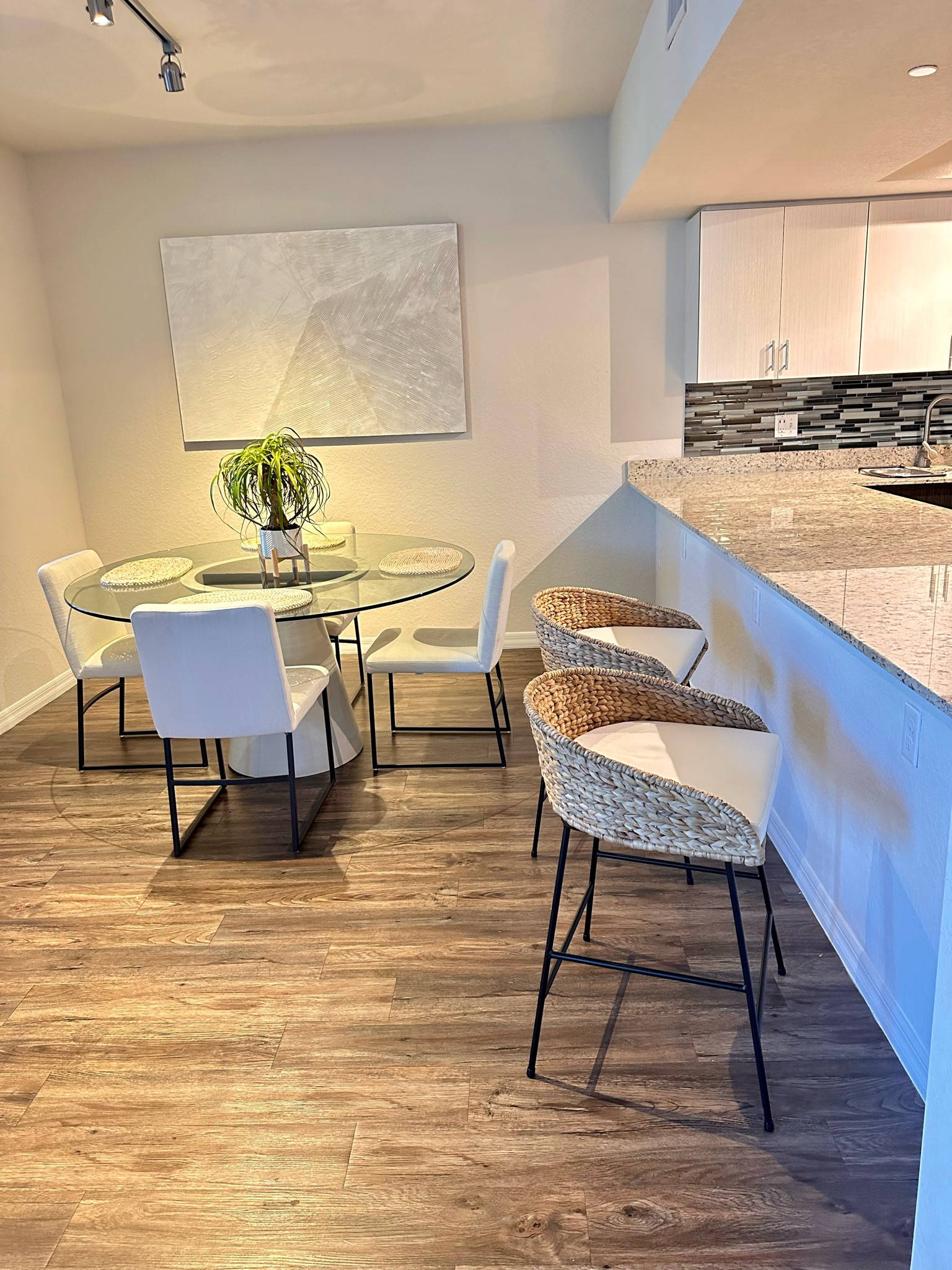 Loving these new barstools from target. They go perfect with the coastal minimalist style of my apartment. Fresh whites and creams with pops of raffia. 
#target

#LTKhome #LTKparties #LTKfindsunder100