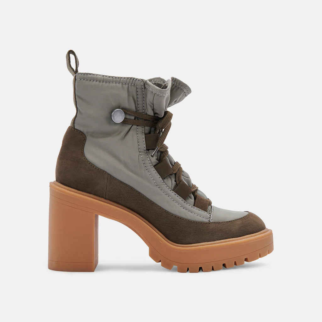 CELIDA BOOTS OLIVE MULTI NYLON | DolceVita.com