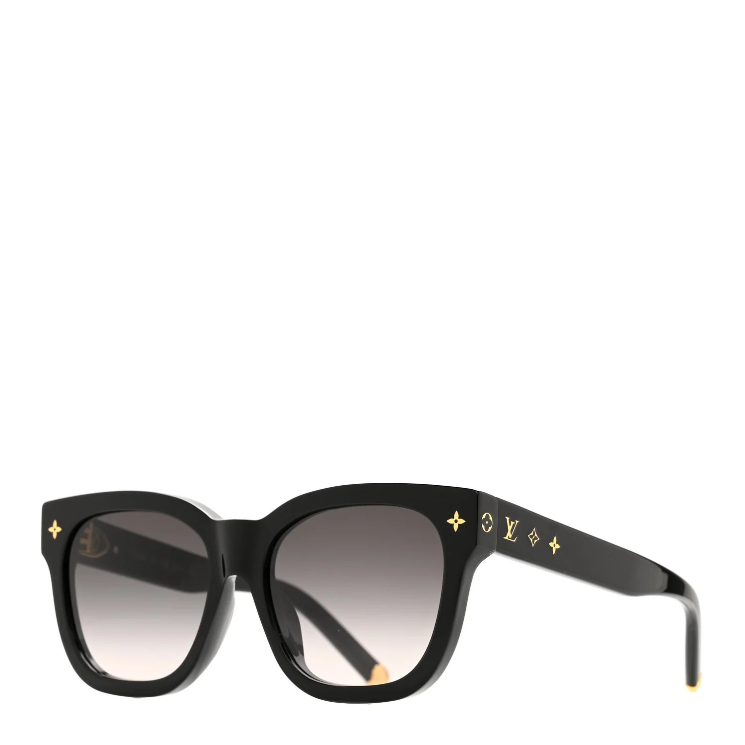 Acetate My Monogram Square Sunglasses Z1523E Black | FASHIONPHILE (US)