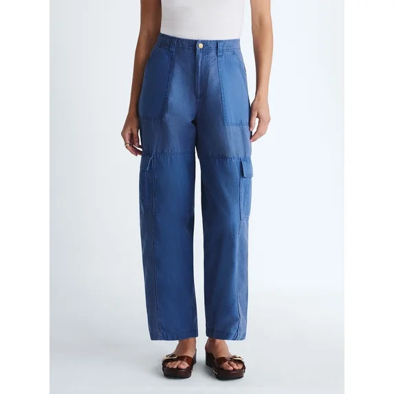 Scoop Women's and Women's Plus Cargo Barrel Pant, Sizes 0-26W | Walmart (US)