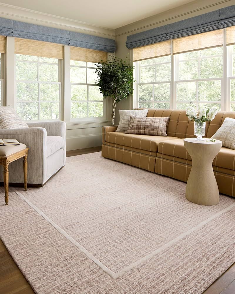 Loloi Chris Loves Julia Briggs Collection BRG-01 Blush/Ivory 5'-0" x 7'-6" Area Rug | Amazon (US)