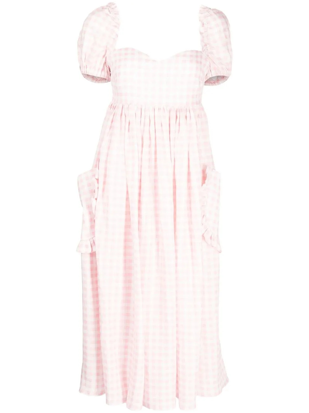 gingham-check dress | Farfetch Global