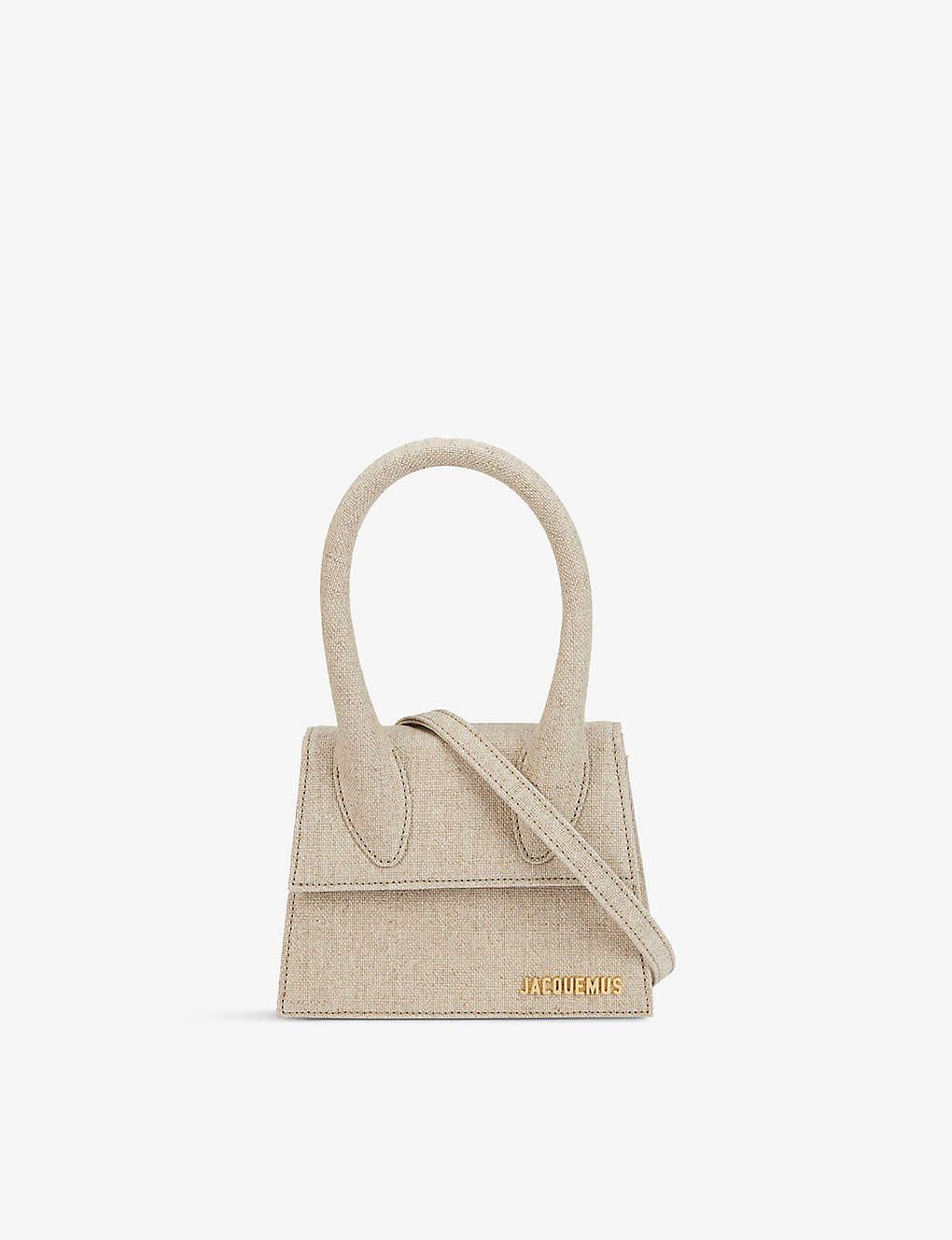 JACQUEMUS Le Chiquito linen and cotton-blend top-handle bag | Selfridges