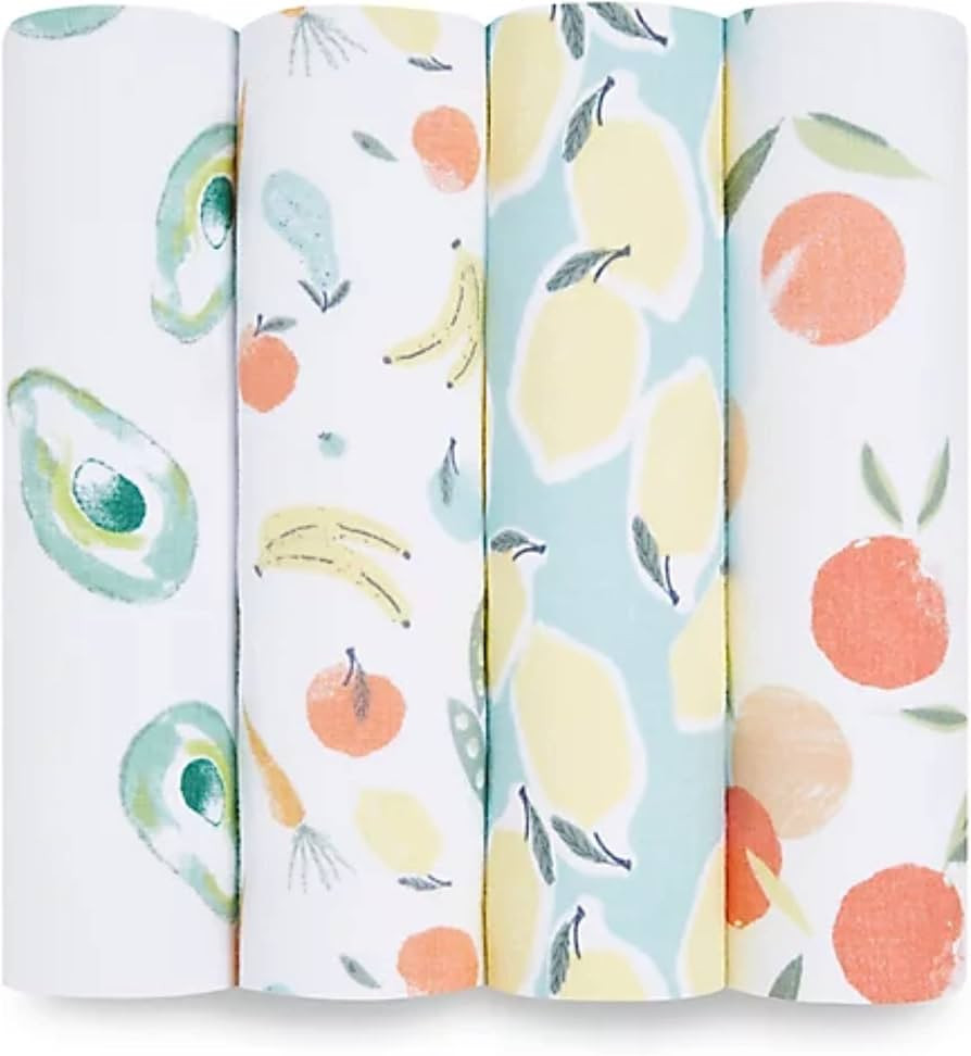 aden + anais Essentials Muslin Swaddle Blankets, Newborn Receiving Blanket for Swaddling, 100% Co... | Amazon (US)