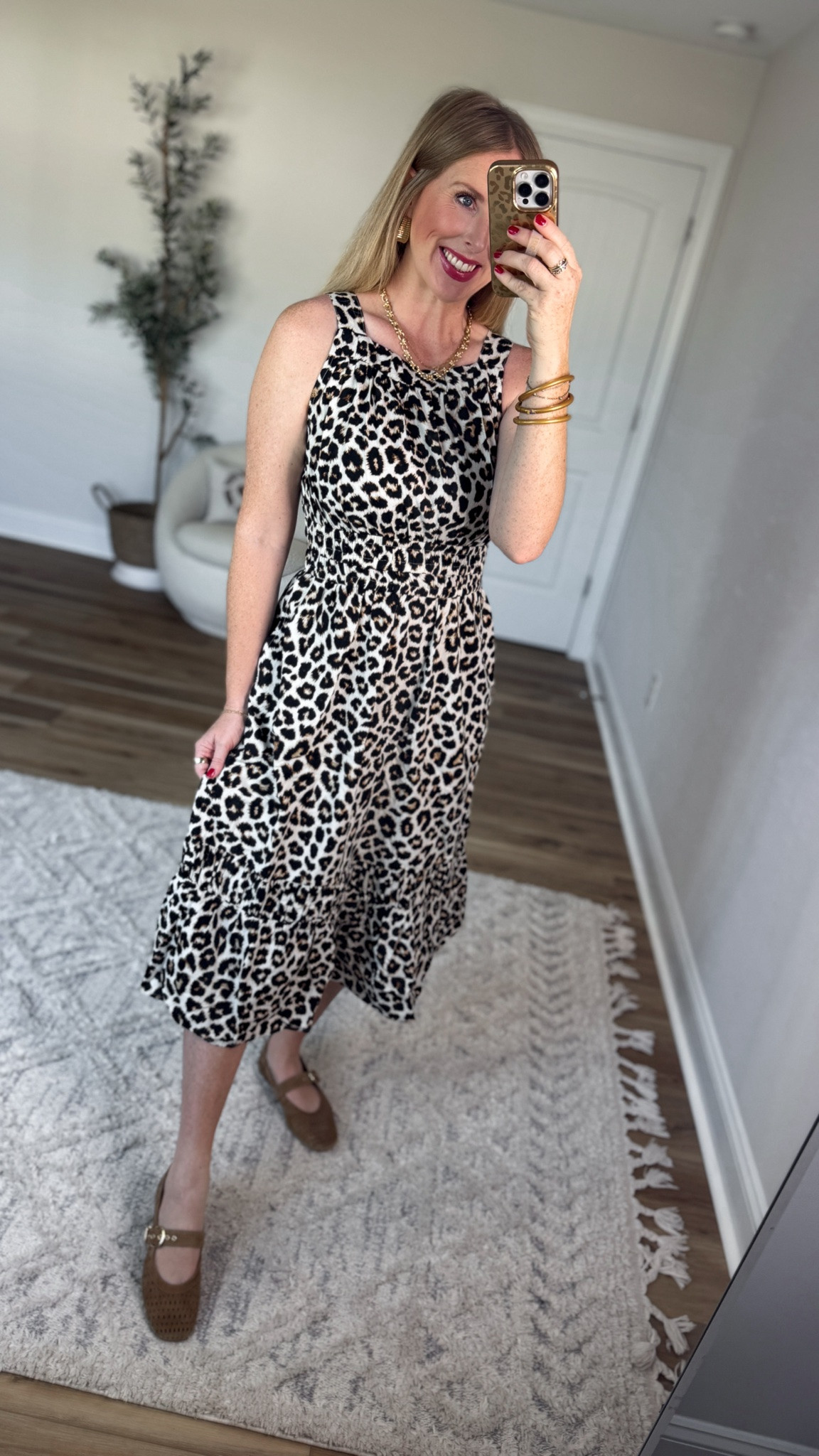 Weekend Walmart Wins try-on
Leopard midi dress- small

#LTKootd