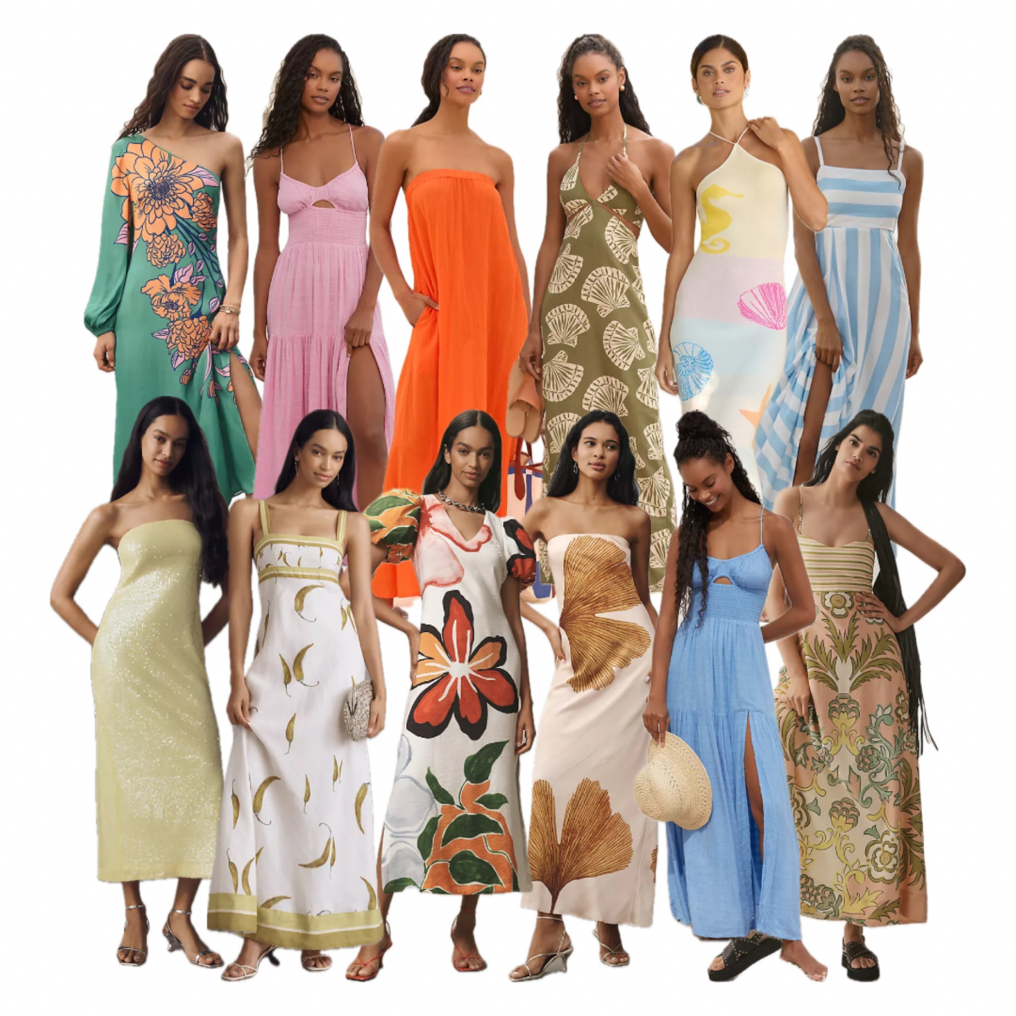 Spring break / vacation maxi dresses from Anthropologie 🐚 

#LTKStyleTip #LTKTravel #LTKSeasonal