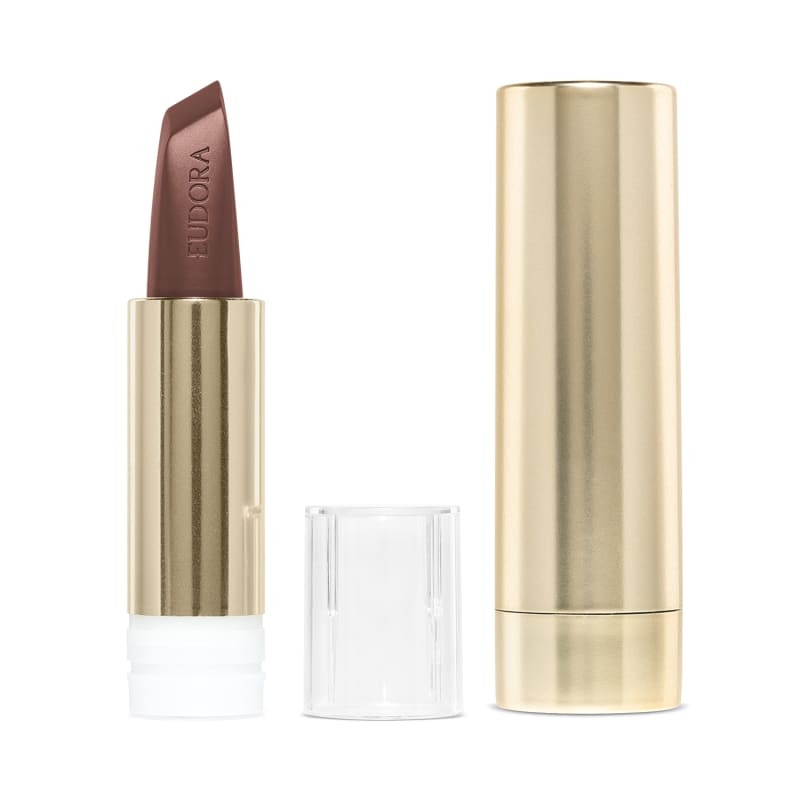 Combo Sofisticada e Determinada: Batom Marrom 3,4g + Case Dourado | Eudora | Eudora (BR)