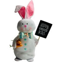 Happy Easter Y'all - Boy Bunny With Sign Decoration Decor | Etsy (US)