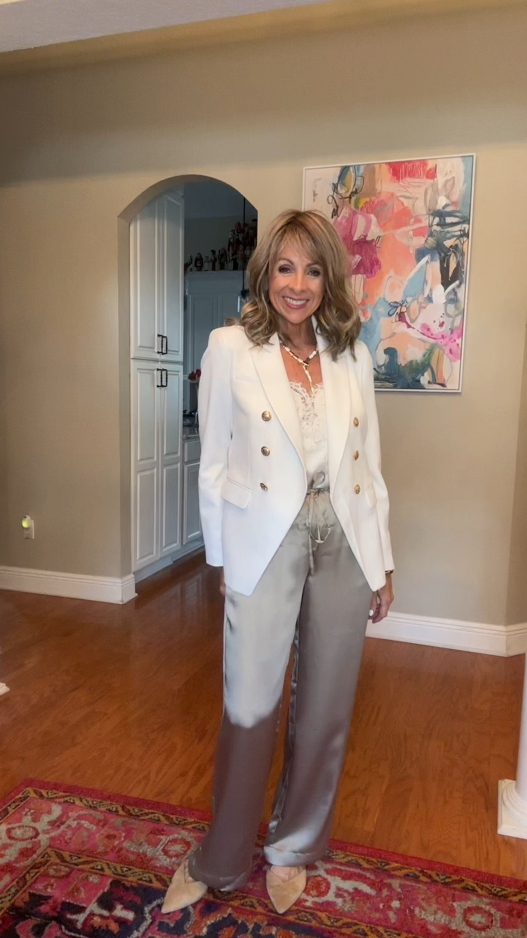 Holiday outfit idea that doesn’t require sequins ✨
This tailored blazer and satin pants are flattering, timeless, and perfect for holiday dinners, parties, or date night.
Linked exact pieces + similar options.
Holiday outfit

Neutral holiday look

Satin pants outfit

Blazer outfit

Dressy casual

Holiday dinner outfit

  

#LTKOver40 #LTKSaleAlert #LTKHoliday
