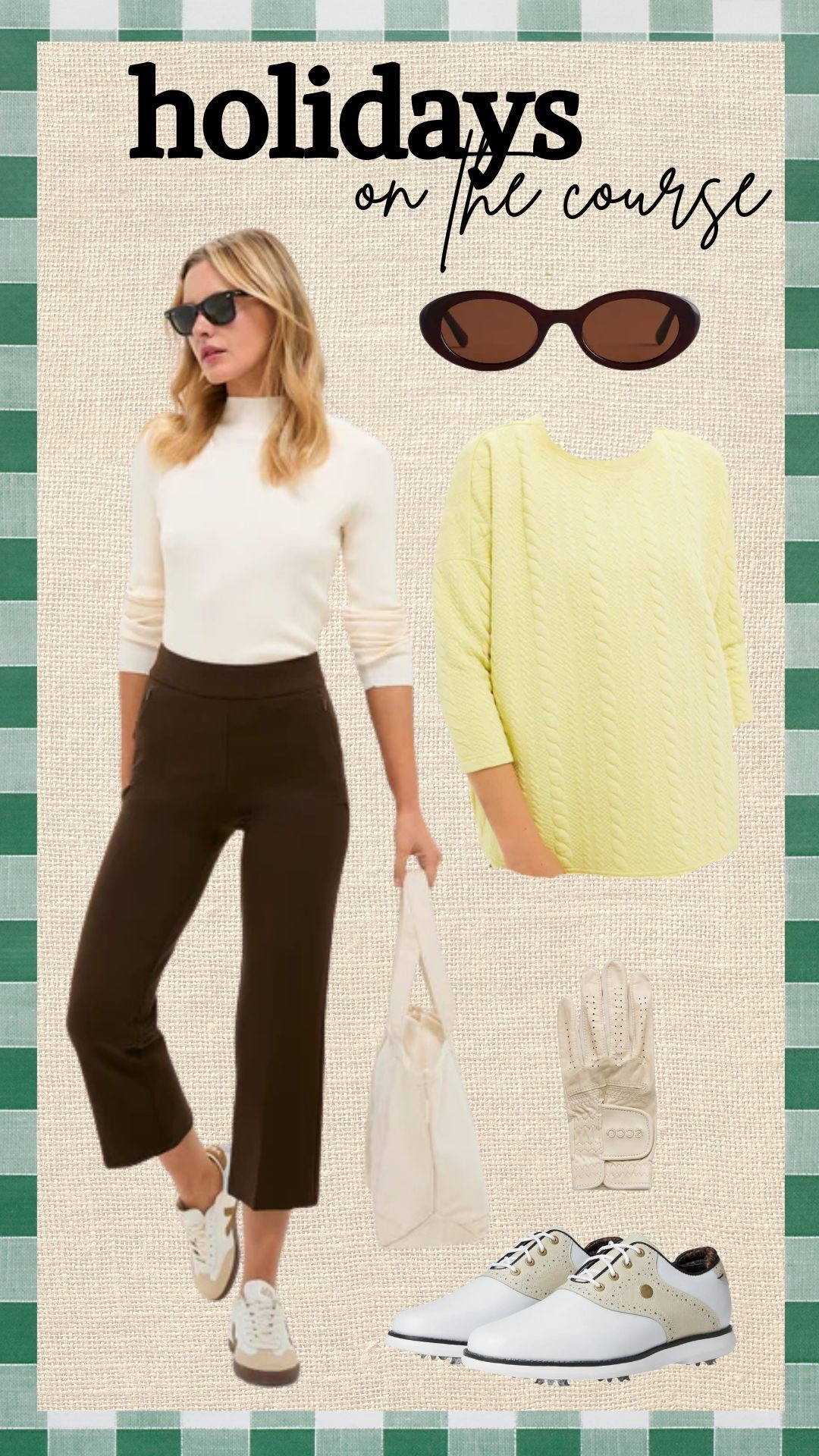 Playing on Thanksgiving? If you have time for a quick round on Thanksgiving here is a great outfit for the course. The colors blend perfectly with the fall leaves and these pants can transition quickly for a fun Thanksgiving dinner  

#LTKHoliday #LTKActive #LTKOver40