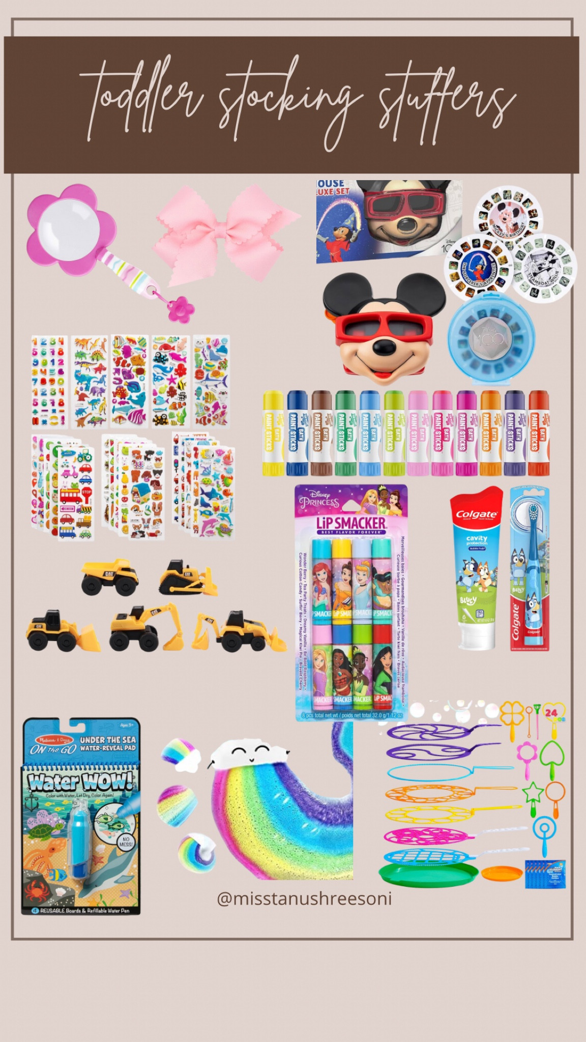 Toddler stocking stuffers! 🎁 because sometimes the stocking stuffers are the best presents of all 🤣 I tried to pick a few things that parents/kids could bring to restaurants and trips to keep them occupied. I love this vintage Disney viewfinder and the rainbow bath fizzy! 


Toddler stocking stuffers, toddler gift guide, toddler gift ideas, stocking stuffers, Disney, toddler bath bomb, stocking stuffers for 2 year olds, stocking stuffers for 3 year olds, stocking stuffers for 4 year olds, Amazon finds, Amazon stocking stuffers, kids gifts, toddler gifts, toddler presents 

#LTKHoliday #LTKKids #LTKGiftGuide