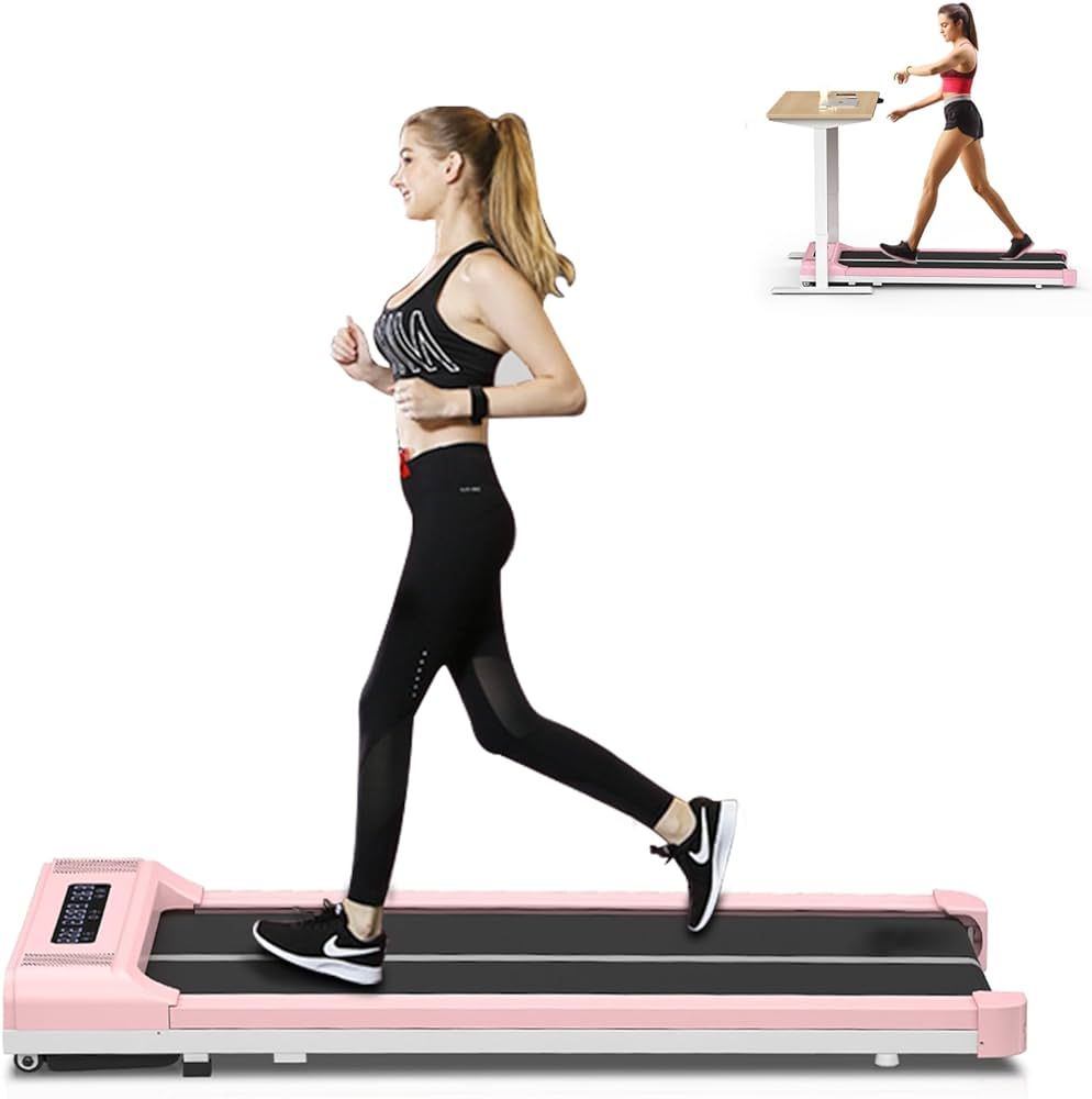 Walking Pad Treadmill Under Desk, 6.2MPH Portable Treadmill for Office & Home, Ultra Quiet with R... | Amazon (US)
