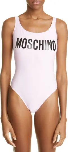 Moschino Logo One-Piece Swimsuit | Nordstrom | Nordstrom