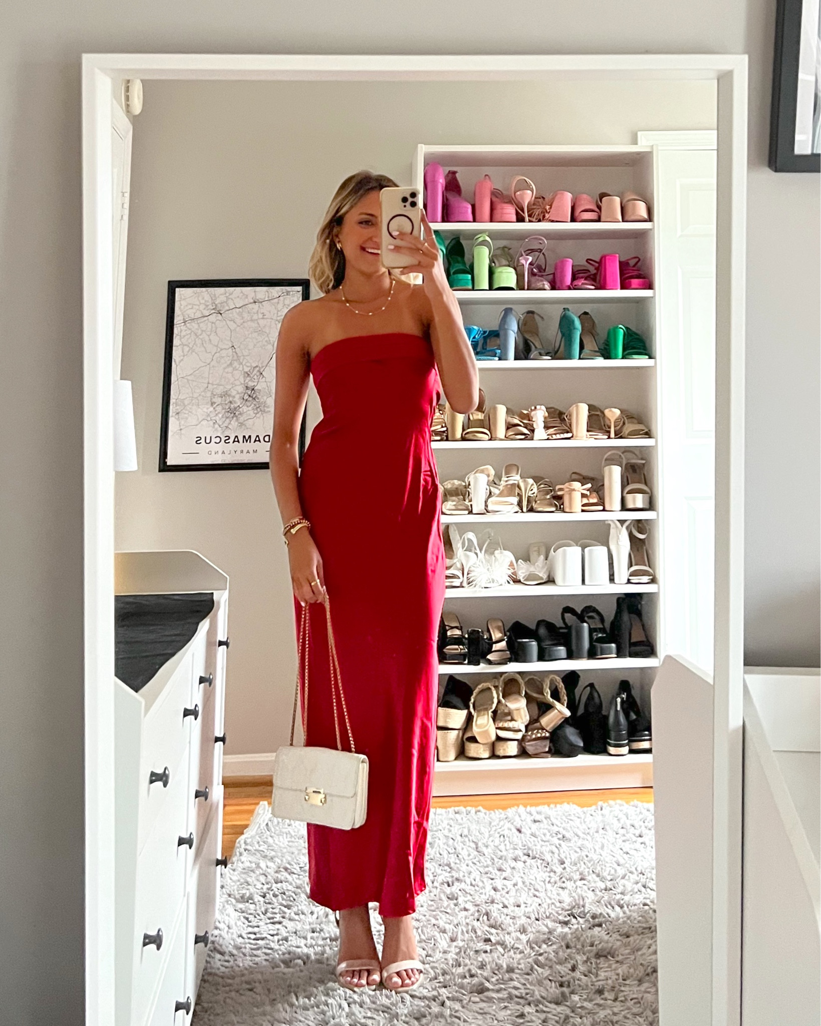 Wedding guest dress inspo from fortunate one. They are running 20% off sitewide today through the 28th! Wearing XS! 💕

Would be the perfect red dress for the holiday time  
