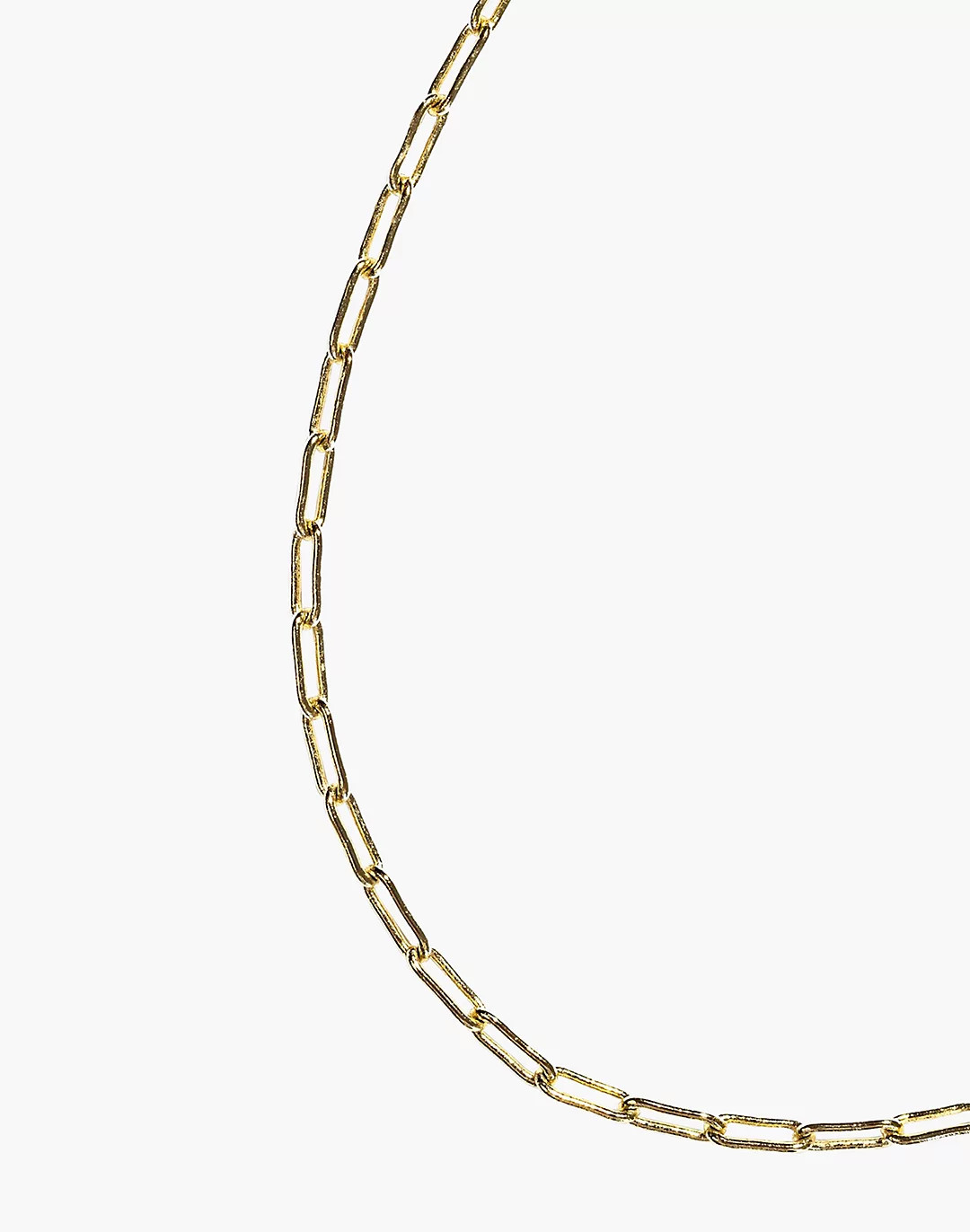 Iris 1956 Jewelry Gold Filled Petite Paperclip Chain | Madewell