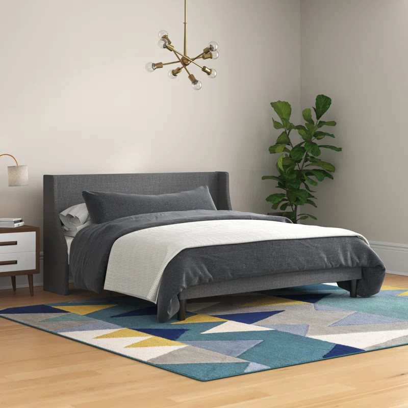 Bowdoin Upholstered Wingback Platform Bed | Wayfair North America