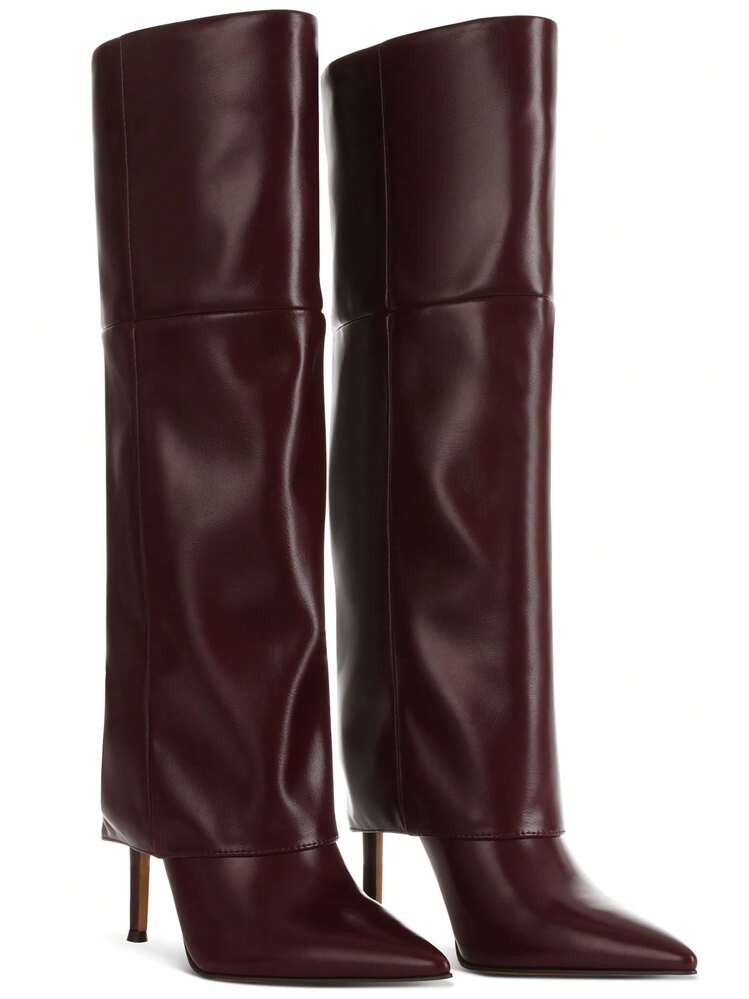 Burgundy Boots | SHEIN