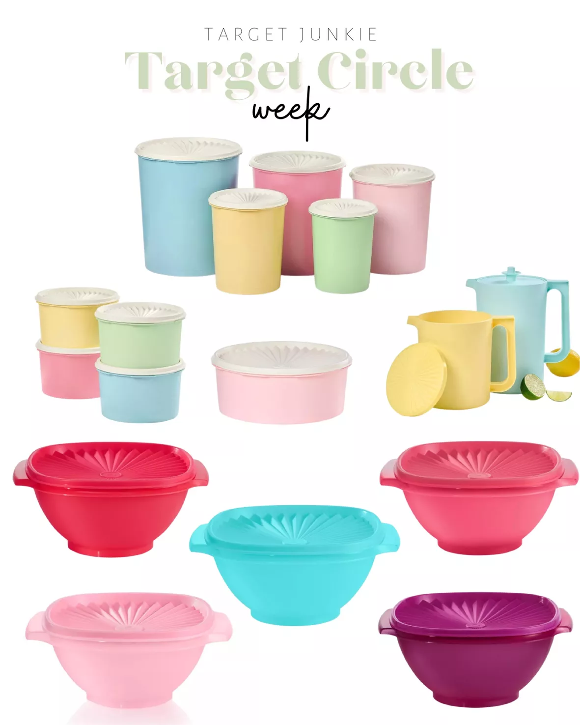 Tupperware Heritage 7.5C Cookie Can Candy Floss