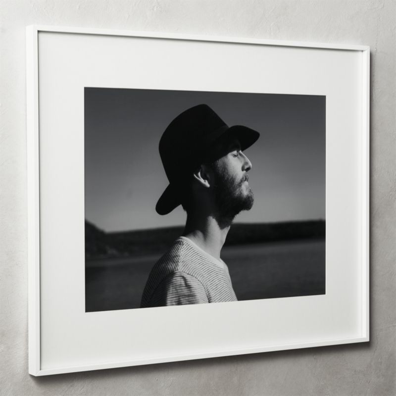 Gallery White Frame with White Mat 18x24In stock and ready to ship. ZIP Code 80201Change Zip Cod... | CB2