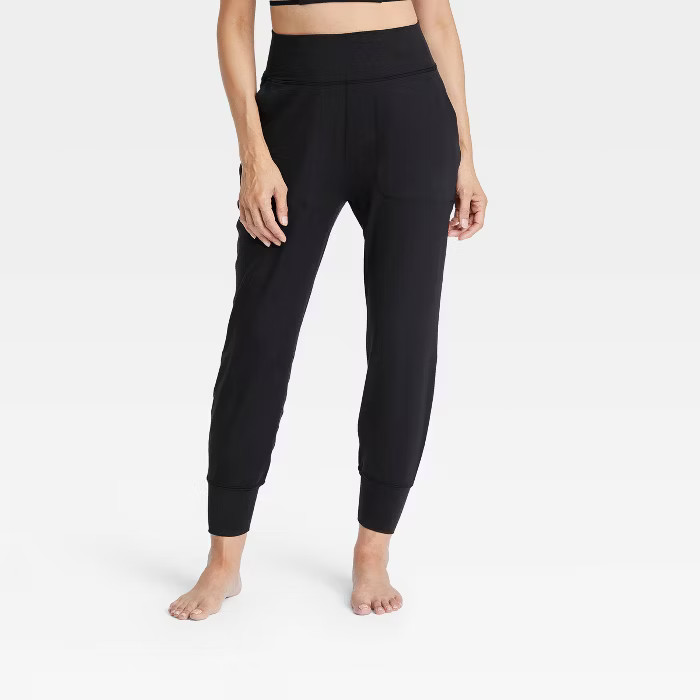 Women's High-Rise Yoga Tapered Joggers 26" - All in Motion™ | Target