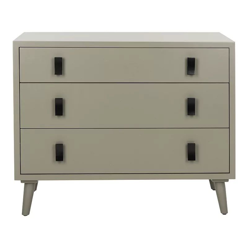 Safavieh Blaize 3-Drawer Chest, Dark Grey | Kohl's