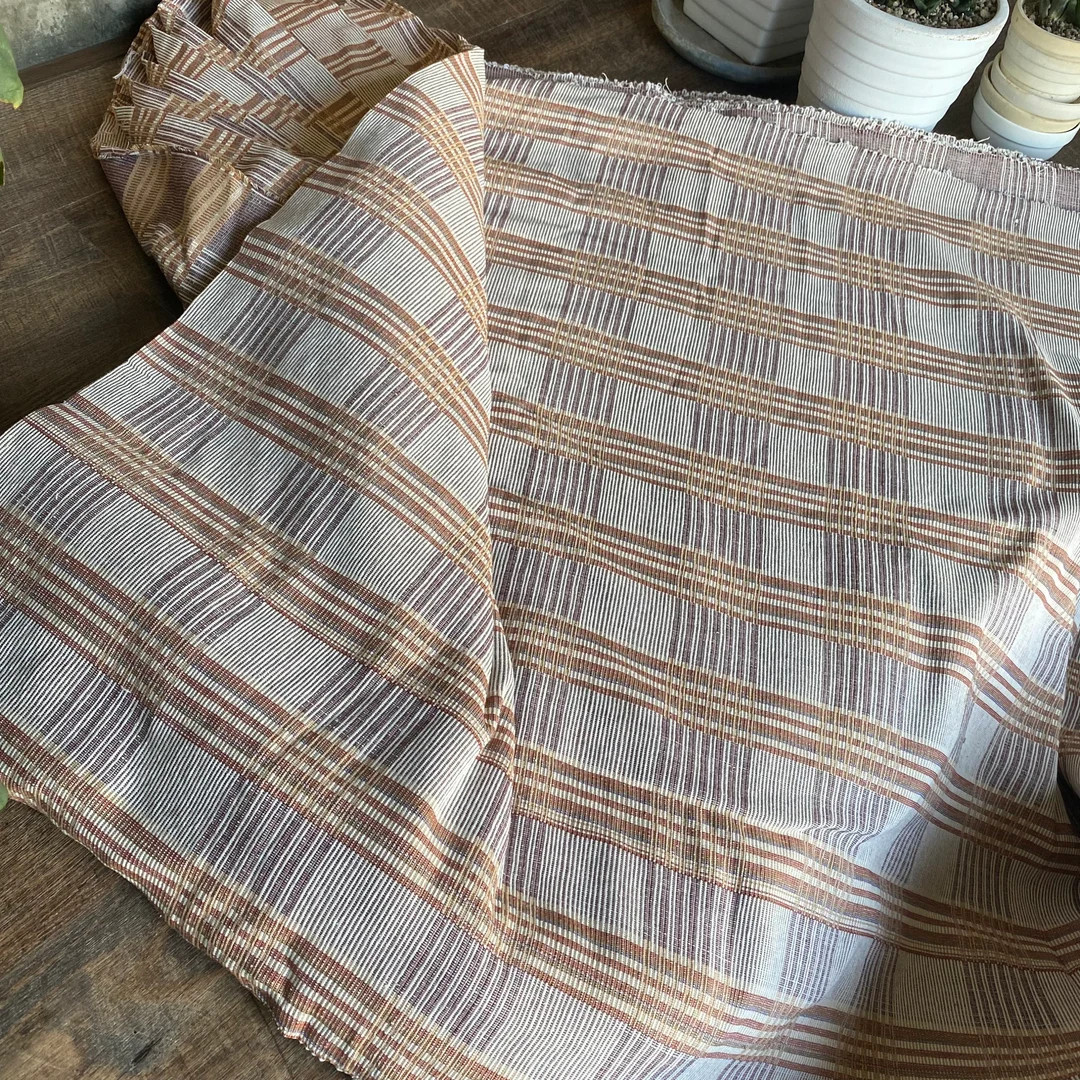 Chiang Mai Native Cotton Fabric, Natural Cotton , Soft Cotton and Slight Pattern ,the Chiangmai C... | Etsy (US)