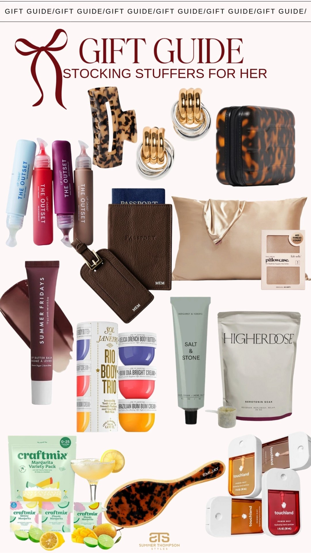 Stocking stuffer for her! 

Satin pillow case. Luggage tags. Lip balm. Body lotion. Beauty gift. Small items. Trending. Best sellers. Viral  

#LTKHoliday #LTKGiftGuide #LTKSeasonal