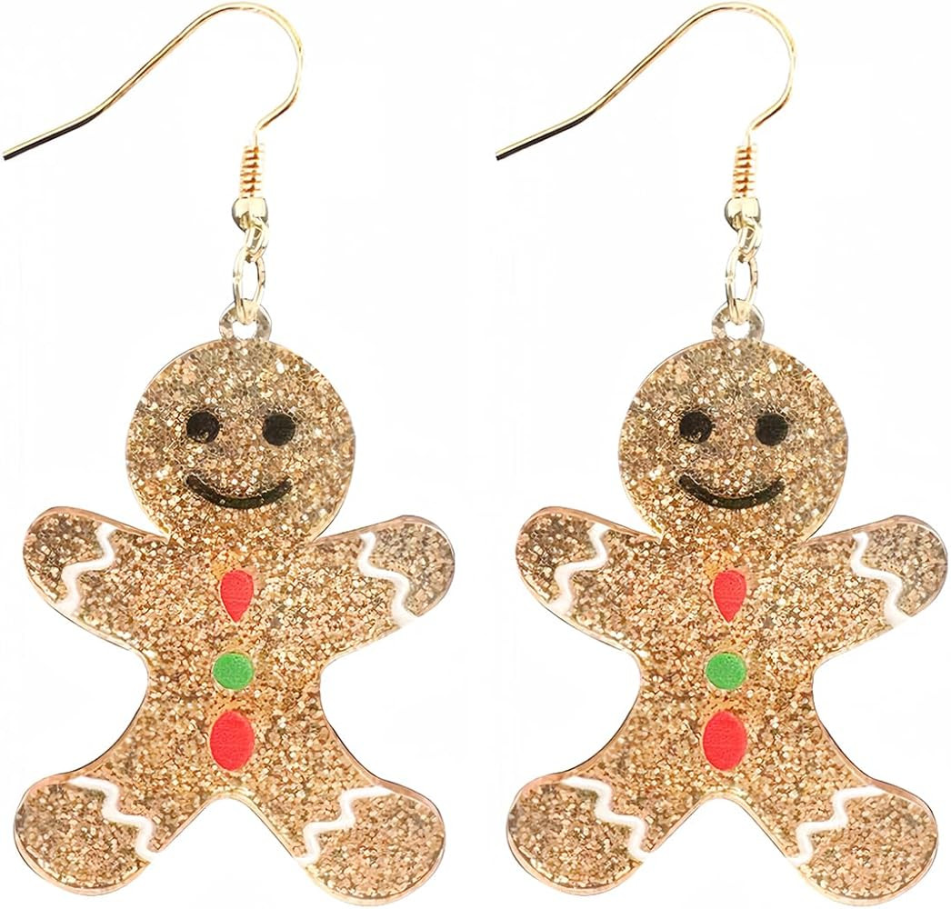 Christmas Red White Green Earrings Gift Holiday Earrings for Women | Amazon (US)