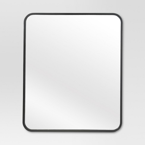 Metal Framed Wall Mirror (20" X 24") Black - Project 62™ | Target