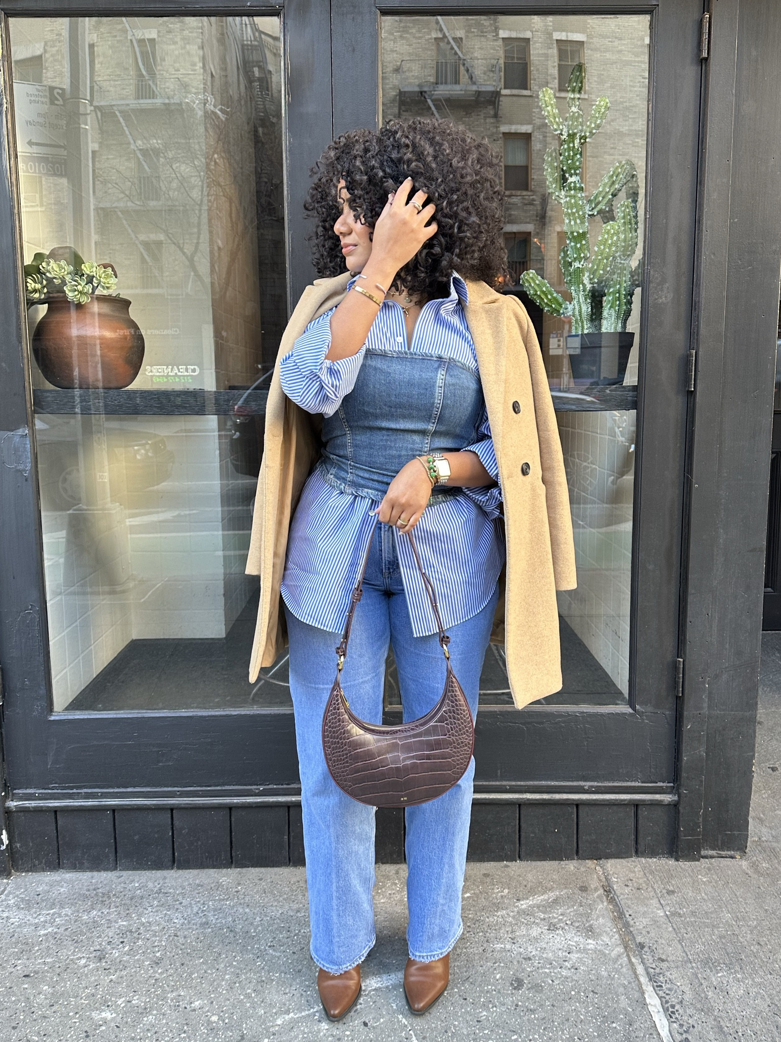 Weekend Outing. Wore this classy but comfortable outfit to brunch. 🍸

#LTKmidsize #LTKstyletip #LTKitbag