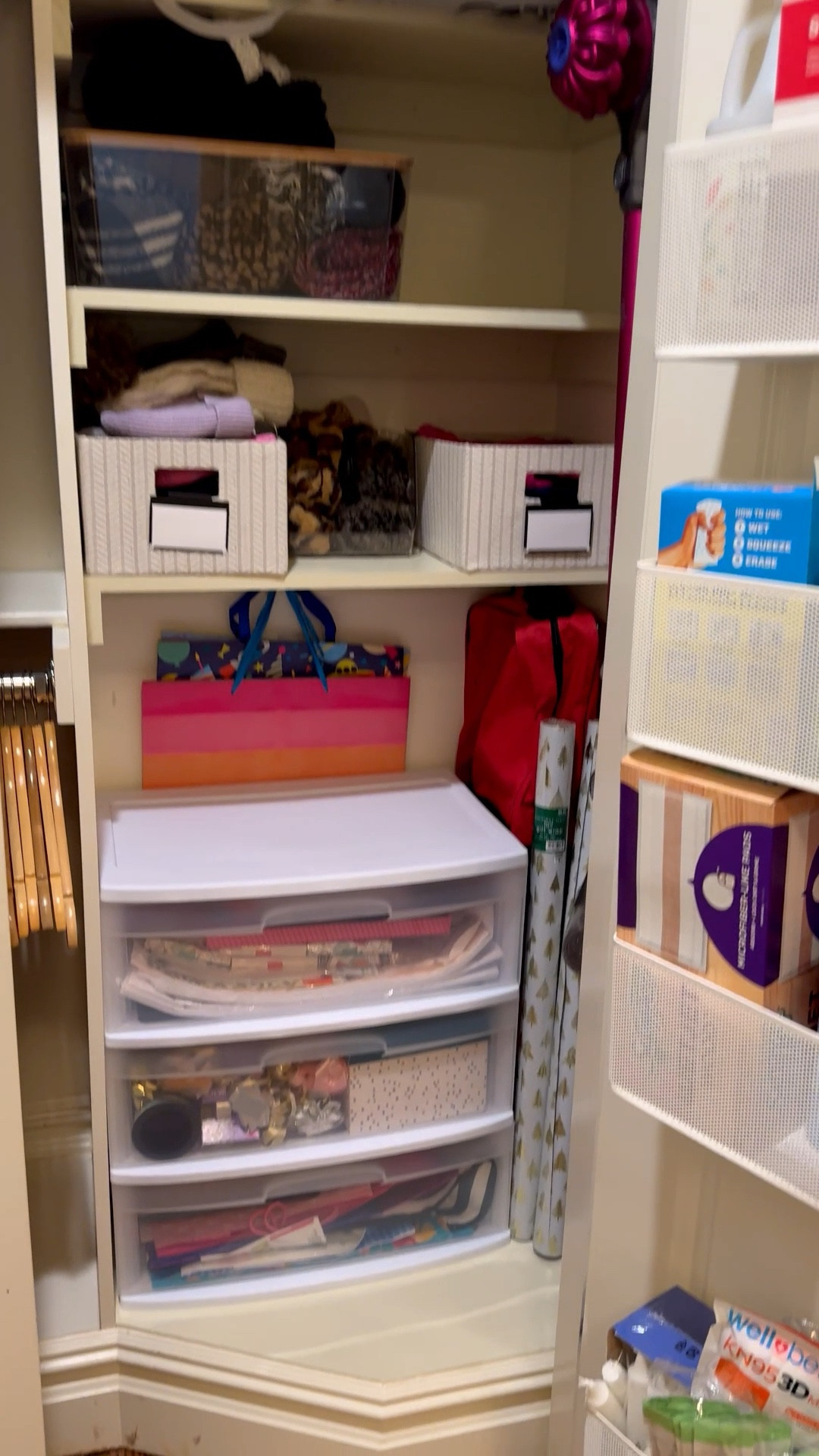 New year- new organization!

Finally decided to organize my hallway closet! It was actually super simple, and just took a second to assess and realize what we needed. 

I decided to add bins to hold our scarves, hats and gloves for winter with all of my gift storage underneath. 

Small improvements in organization can make so much extra space in those small spaces in your home!

#LTKFindsUnder50 #LTKmomlife #LTKHome